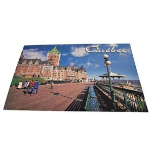 Quebec Canada Le Chateau Frontenac Unused Unmarked Postcard See Description